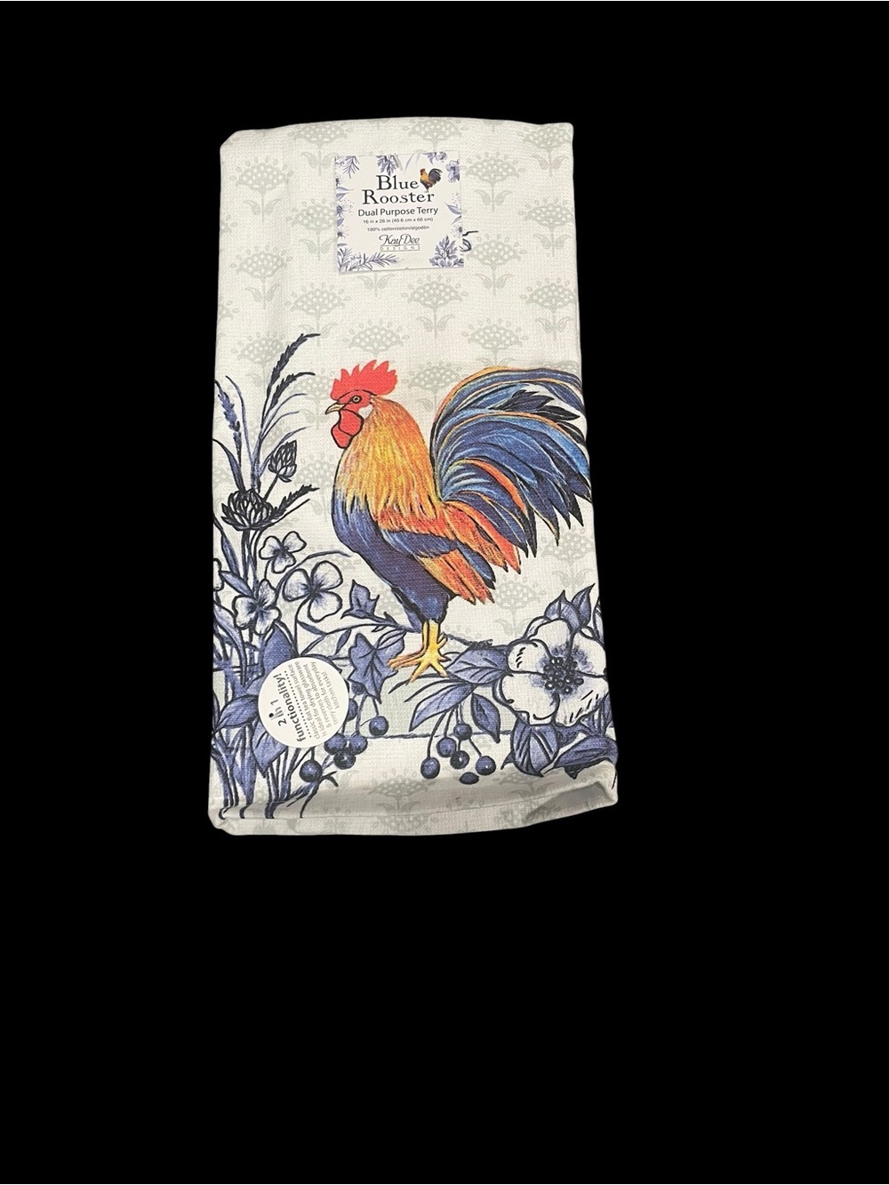 Blue Rooster Dual Purpose Terry 100% Cotton Kitchen Towel Tea Towel Kay Dee